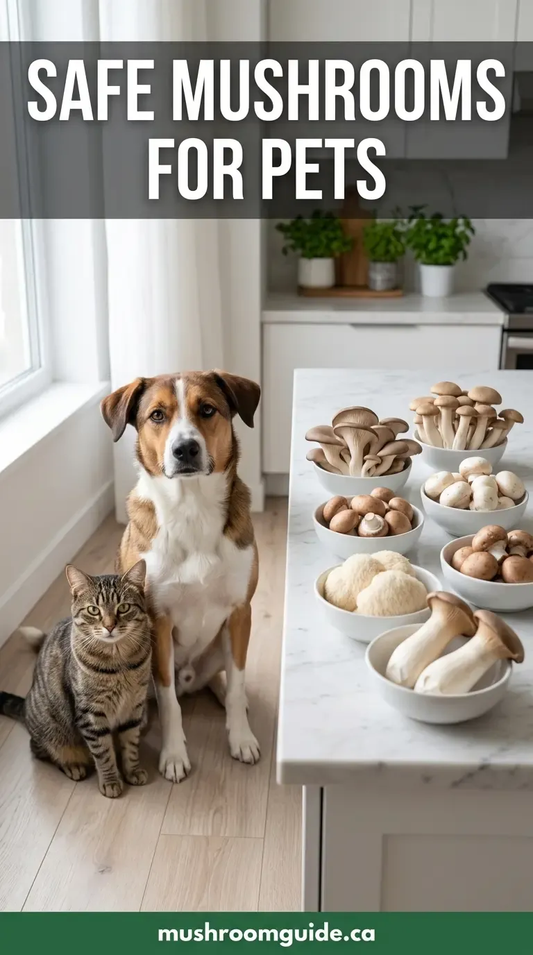 Pet-safe mushrooms: every common variety for dogs & cats